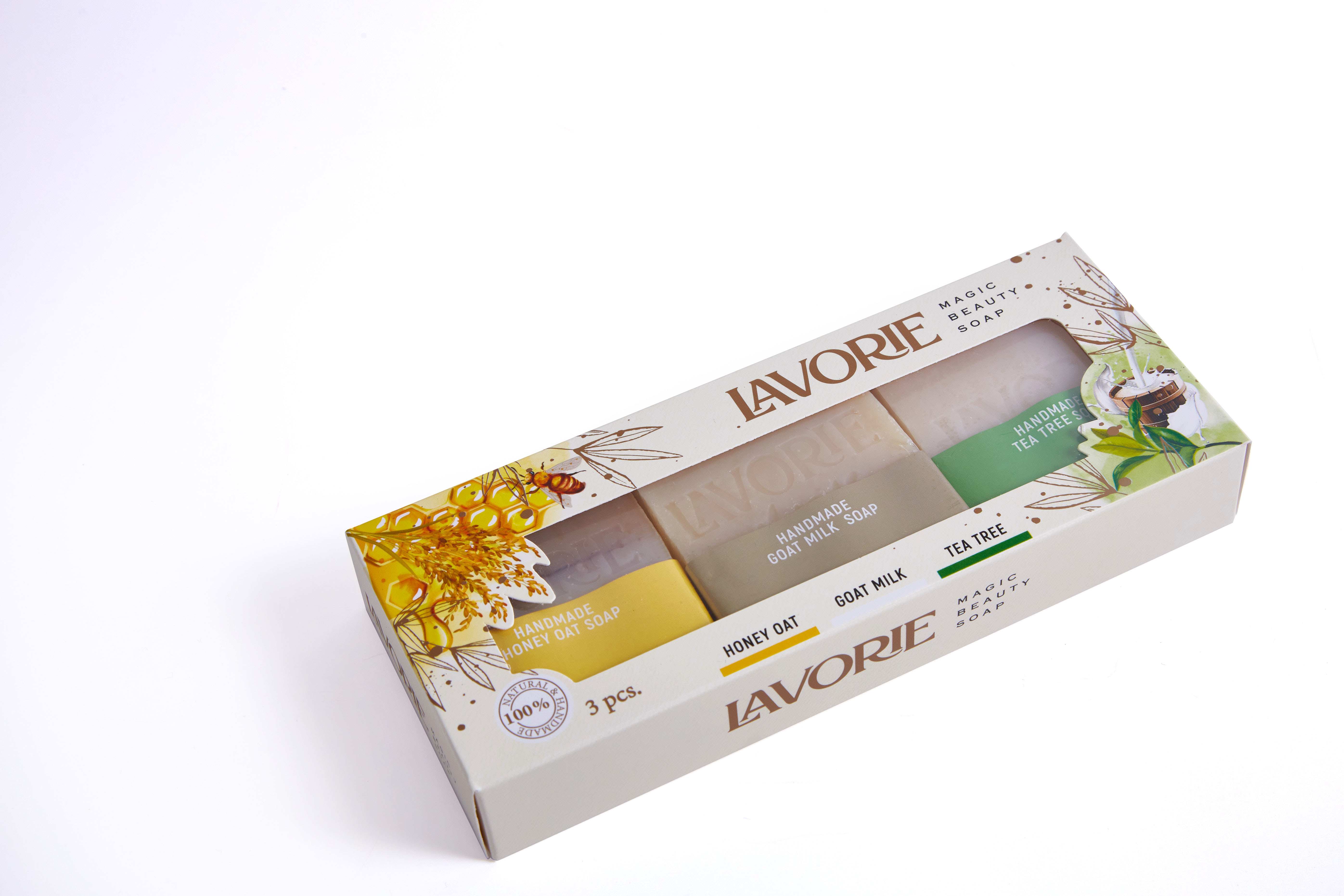 LAVORIE HONEY OAT & GOAT MILK & TEA TREE SOAP