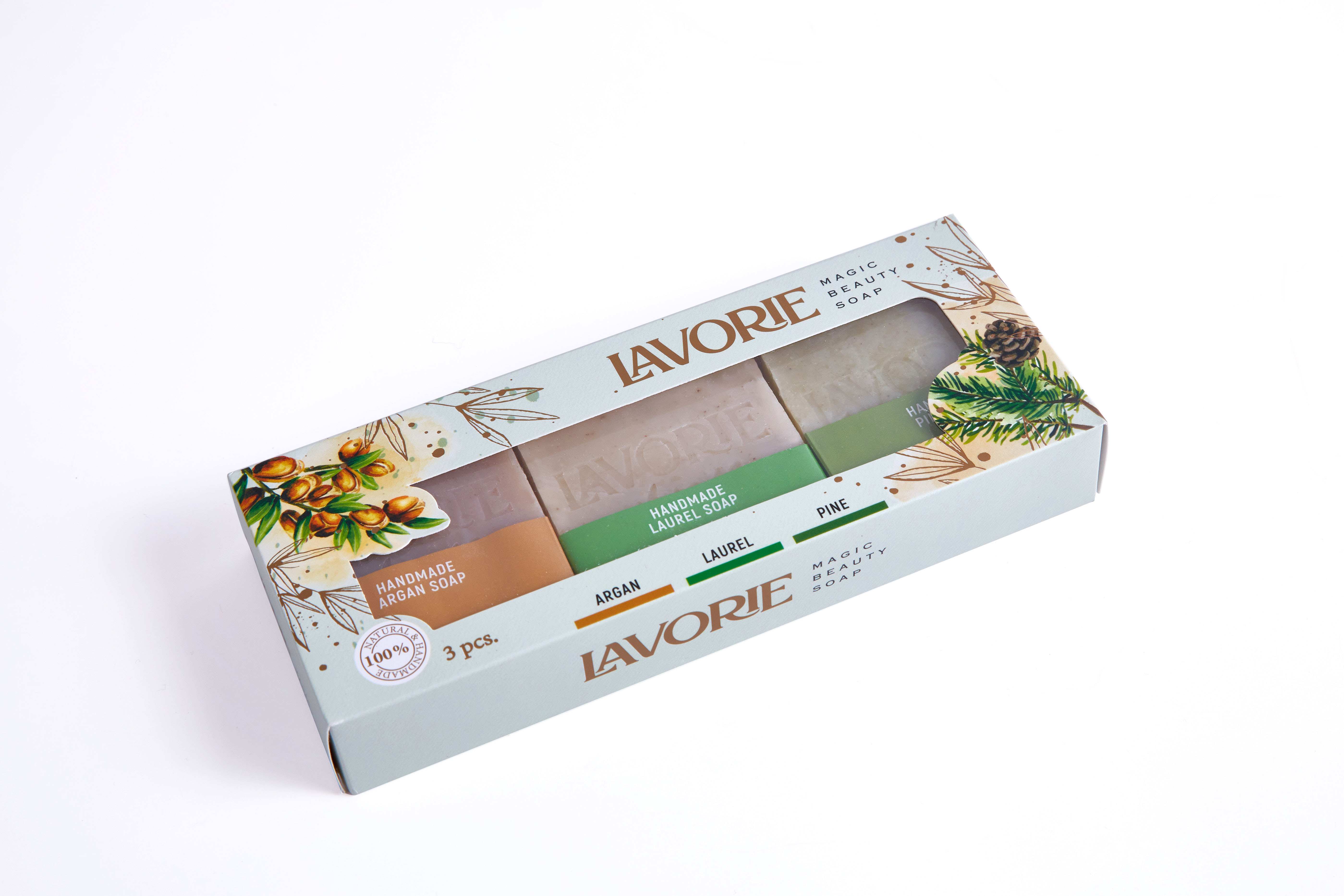 LAVORIE ARGAN & LAUREL & PINE SOAP