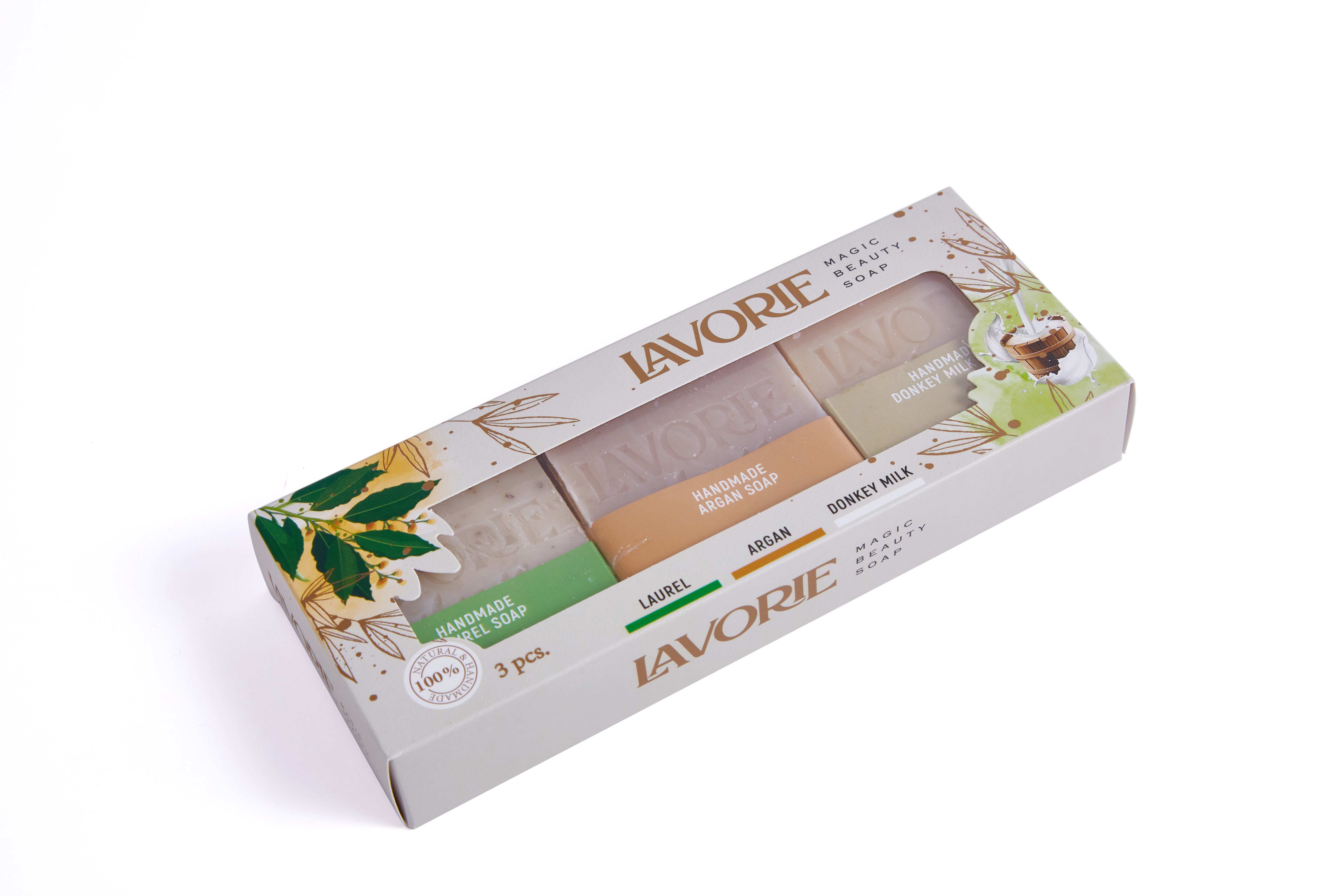 LAVORIE LAUREL & ARGAN & DONKEY MILK SOAP